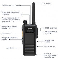 Портативная радиостанция Hytera HP605 UHF (400-470 МГц)